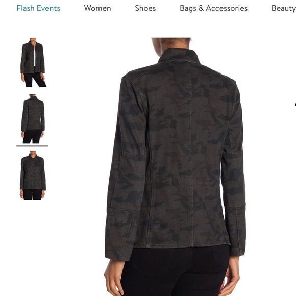 James Perse Camouflage Print Military Jacket - Picture 4 of 15